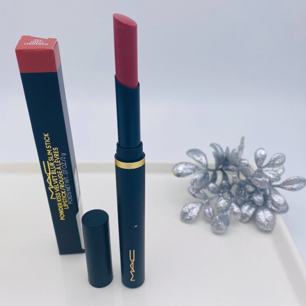 MAC Beauty-Power Kiss Velvet Blur Sweet Cinnamon 893,Soft-Matte-Full2g-BOXED-NEW - Picture 2 of 14